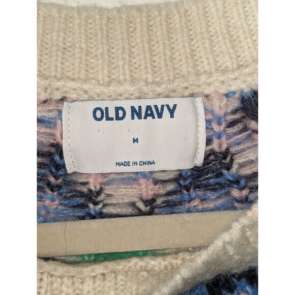 Nordic Fair Isle Sweater Sz M Festive Thick Cozy Ski Winter Chunky Cottagecore - Picture 9 of 11